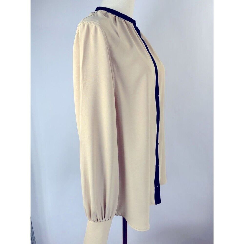 Equipment Women’s Causette Top Blouse In Ble Neutral Beige Size S/P - Picture 8 of 16